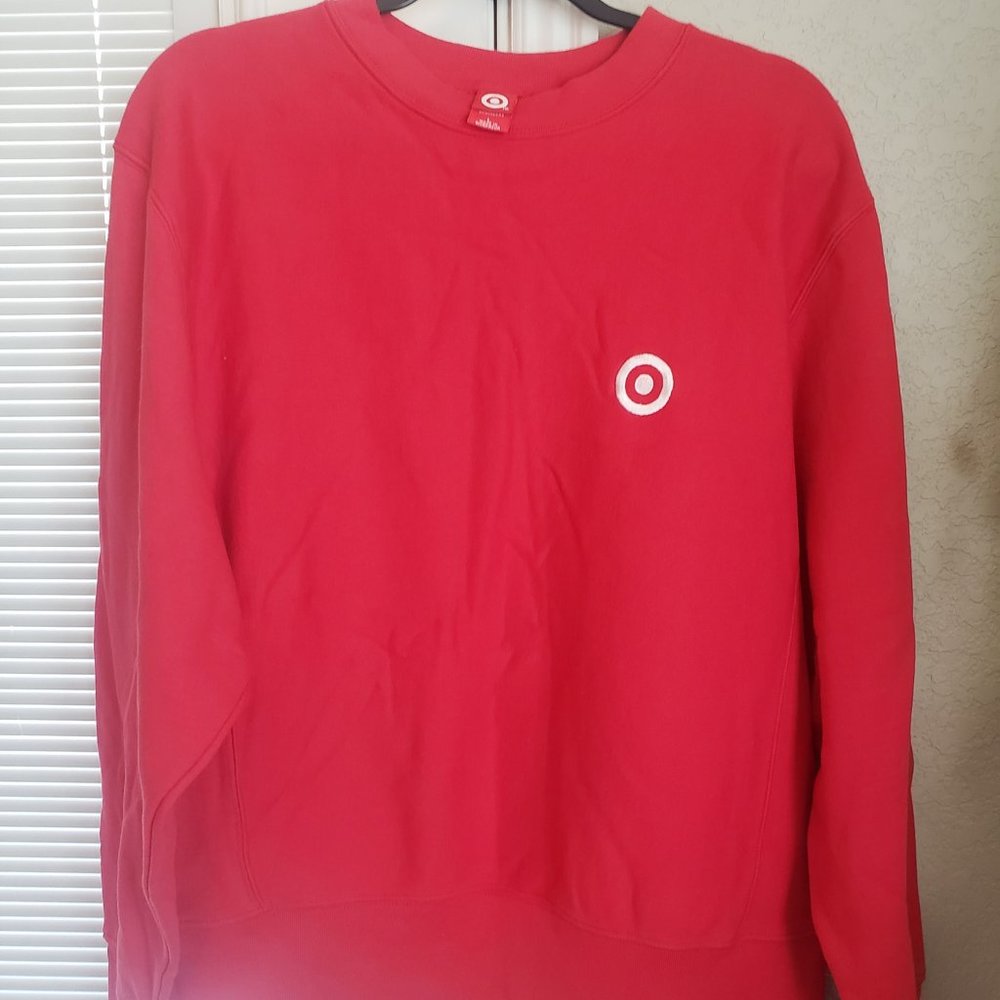 Target Team Member Red Sweatshirt Employee Work Size Large